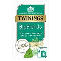 Twinings BioBlends Soothing Peppermint, Fennel & Spearmint 18 Tea Bags 36g