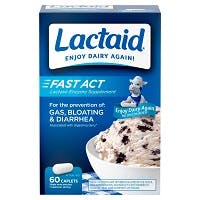 Lactaid Fast Act Lactase Enzyme Supplement (60 count)