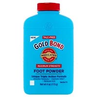 Gold Bond Talc-Free Medicated Maximum Strength Foot Powder (4 oz)