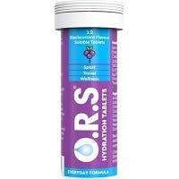 O.R.S Hydration Tablets - BLACKCURRANT (12 Soluble Tablets) 