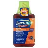 Theraflu Expressmax Nighttime Severe Cold & Cough Syrup (8.3 oz, 245.5 ml)