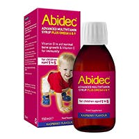 Abidec Advanced Multivitamin Syrup Plus Omega 6 & 9 (150ml)