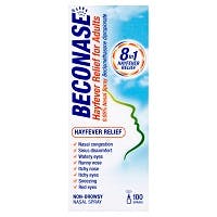 Beconase Hayfever Relief for Adults 0.05% Nasal Spray (100 sprays) 