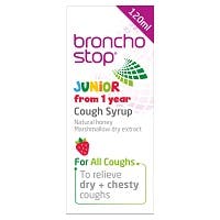 Bronchostop Junior Cough Syrup for children from 1 Year (120ml)