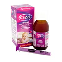 Calpol Sugar Free Infant Suspension -Strawberry Flavour (100ml)