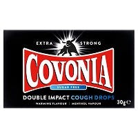 Covonia Sugar Free Double Impact Lozenges (Cough drops) (30g)