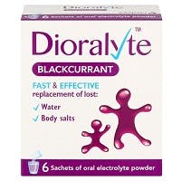 Dioralyte Blackcurrant Oral Electrolyte Powder (6 Sachets)