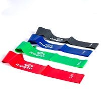 Meglio - Resistance Loops Latex-Free Looped Bands For Pilates, Yoga, Home Fitness. Enhance HIIT Workouts. (RED - Light strength)