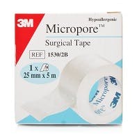 Micropore hypoallergenic surgical tape (2.5cm x 5m)