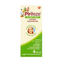 Piriteze Allergy Relief Syrup Sugar Free Banana Flavour (70ml)