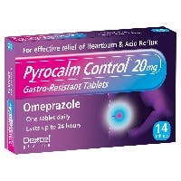 Pyrocalm Control 20mg Gastro-Resistant Tablets (14)