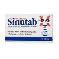 Sinutab (15 Tablets)