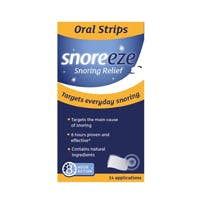 Snoreze Snoring Relief Oral Strips (14 Applications)
