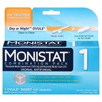 Monistat 1 (Day or Night) Combination Pack, (1-Ovule Insert with Applicator & External Cream 0.32oz)