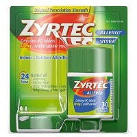 Zyrtec Allergy 10mg Tablets (30 count)