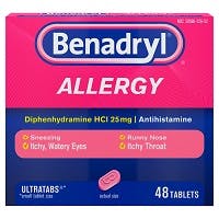 Benadryl Allergy Ultratab Tablets (48 count)