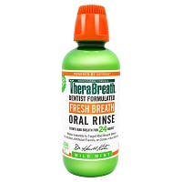 TheraBreath Fresh Breath Mild Mint Oral Rinse, (16 fl oz)