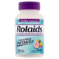 Rolaids Ultra Strength Assorted Fruit Antacid Chewable Tablets,  (72 count)