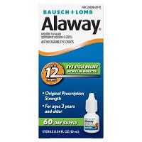 Bausch Lomb Alaway Allergy Eye Itch Relief Drops. 0.34fl oz (10ml)
